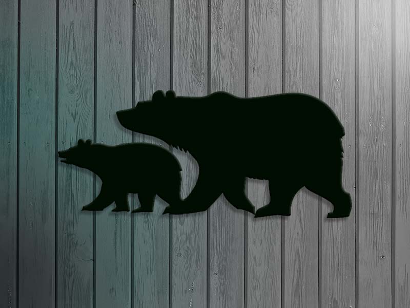 Väggdekor_Troll_Gray_Björnar