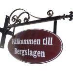 Skylthållare Classic 2 med Emaljskylt